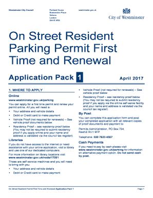 This can make it particularly difficult for visitors and commuters to find affordable and convenient parking in Westminster. . Westminster parking permit